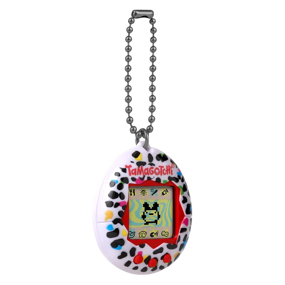 Tamagotchi Original Leopard Print - (Updated Logo).