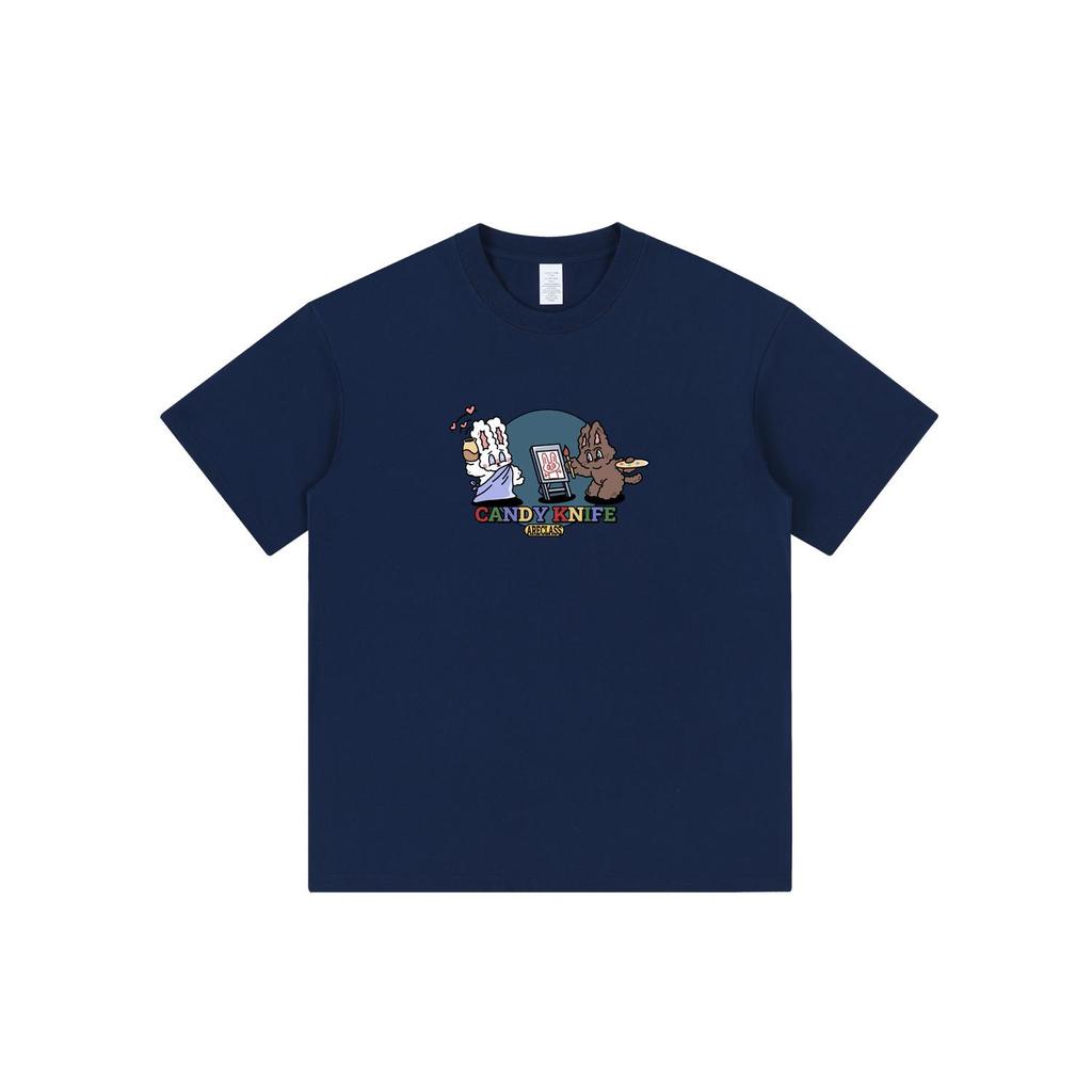 Statue of Liberty Rabbit Self-Portrait Cotton T-Shirt - Unisex Short-Sleeve Summer Top