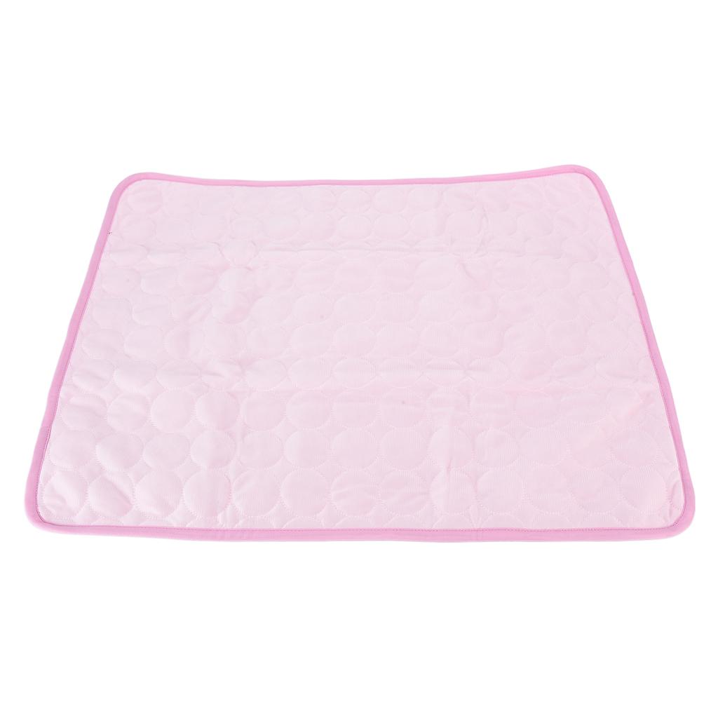 Pet Cooling Mat Breathable Ice Silk Cooling Pad for Dogs Cats Kennel Outdoor Car Seats Couches Floors