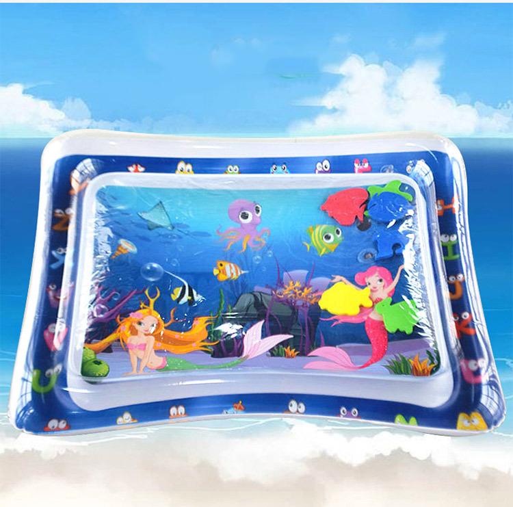 Baby Play Mat Inflatable Water Cushion PVC Infant Tummy Time Toddler Water Pad For Kids Early Education Developing Activity Toys