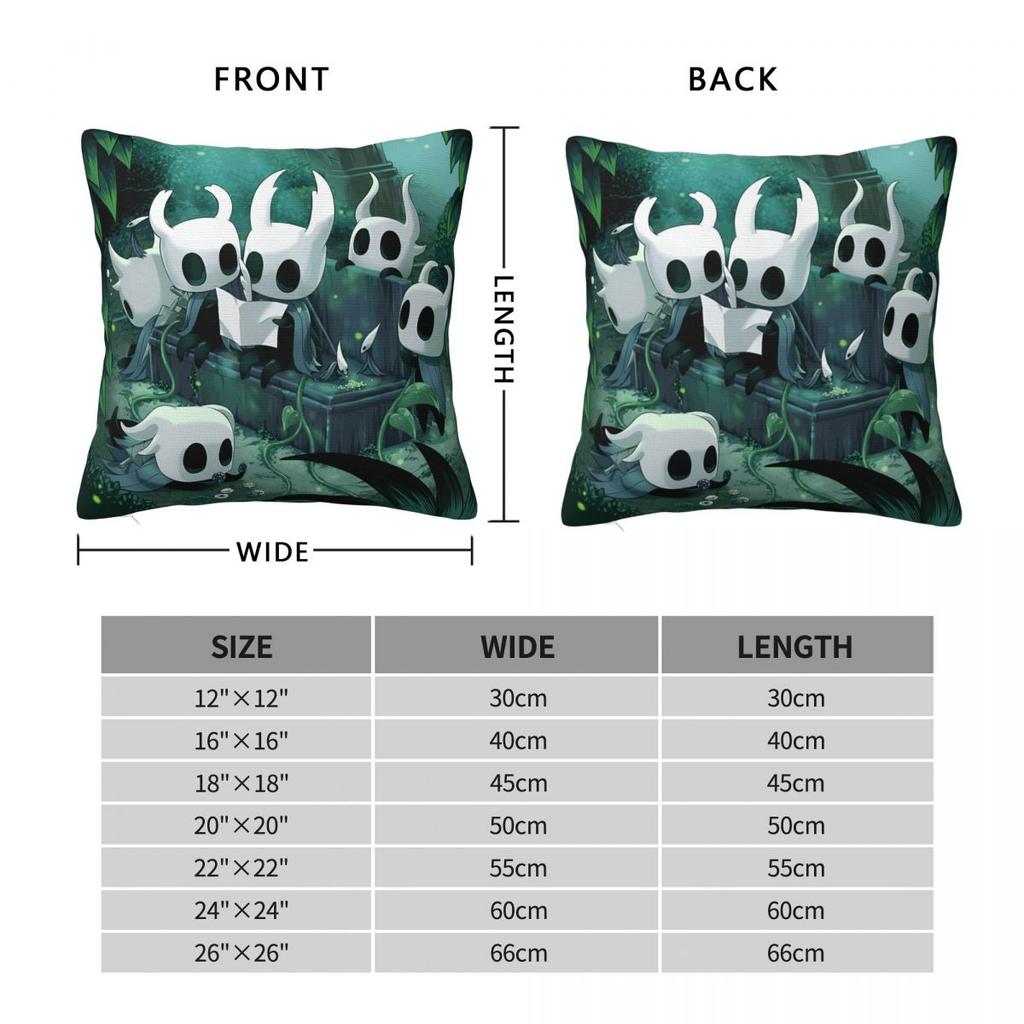 Hollow Knight Funny Games Pillowcases Merch Printing Cushion Cover Decorations Throw Pillow Case Cover Bedroom Multi Size