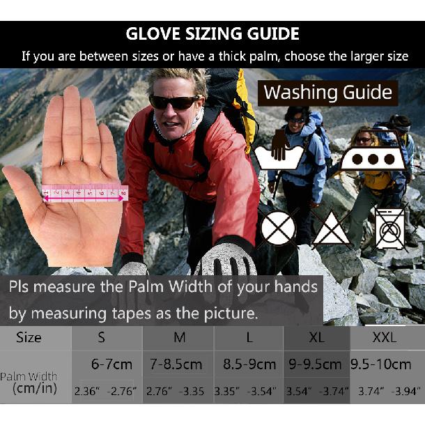 MOREOK -10℃ Winter Gloves Knitted Warm Thermal Gloves Touchscreen Bike Gloves Silica Anti-slip Bicycle Cycling Gloves Men Women 6