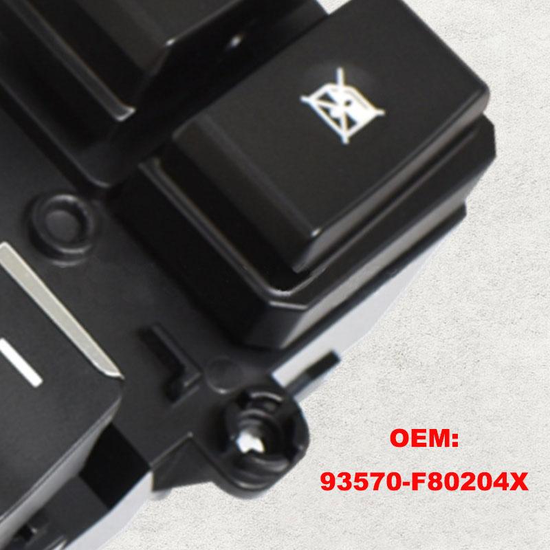 Master Electric Power Window Switch Button For Hyundai TUCSON 2015 2016 2017 2018 2019 2020 Car Accessories 93570-F80204X