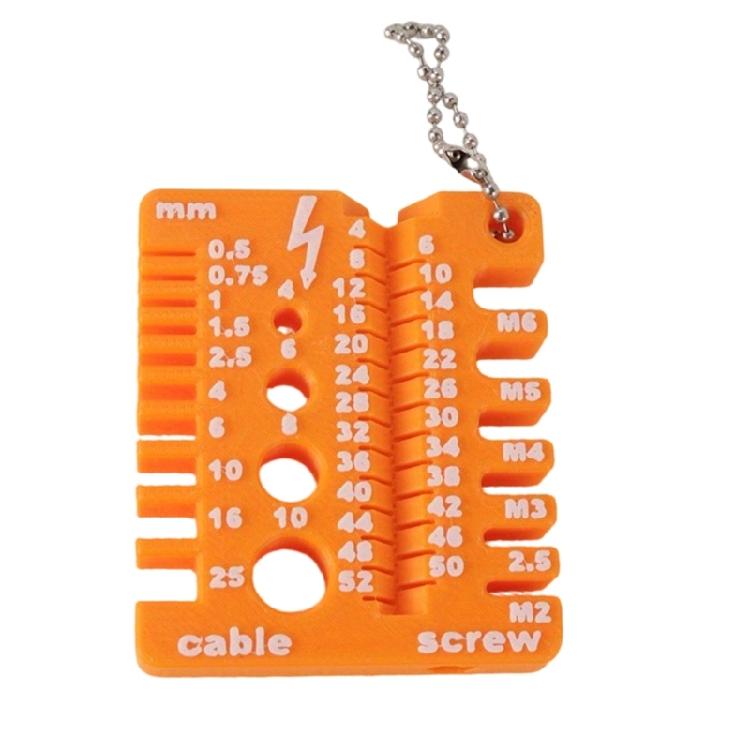 Lightweight Reliable 3D Printed Screw Gauge Tool For Quick And Easy Measurements On The Go Industrial And Home Use