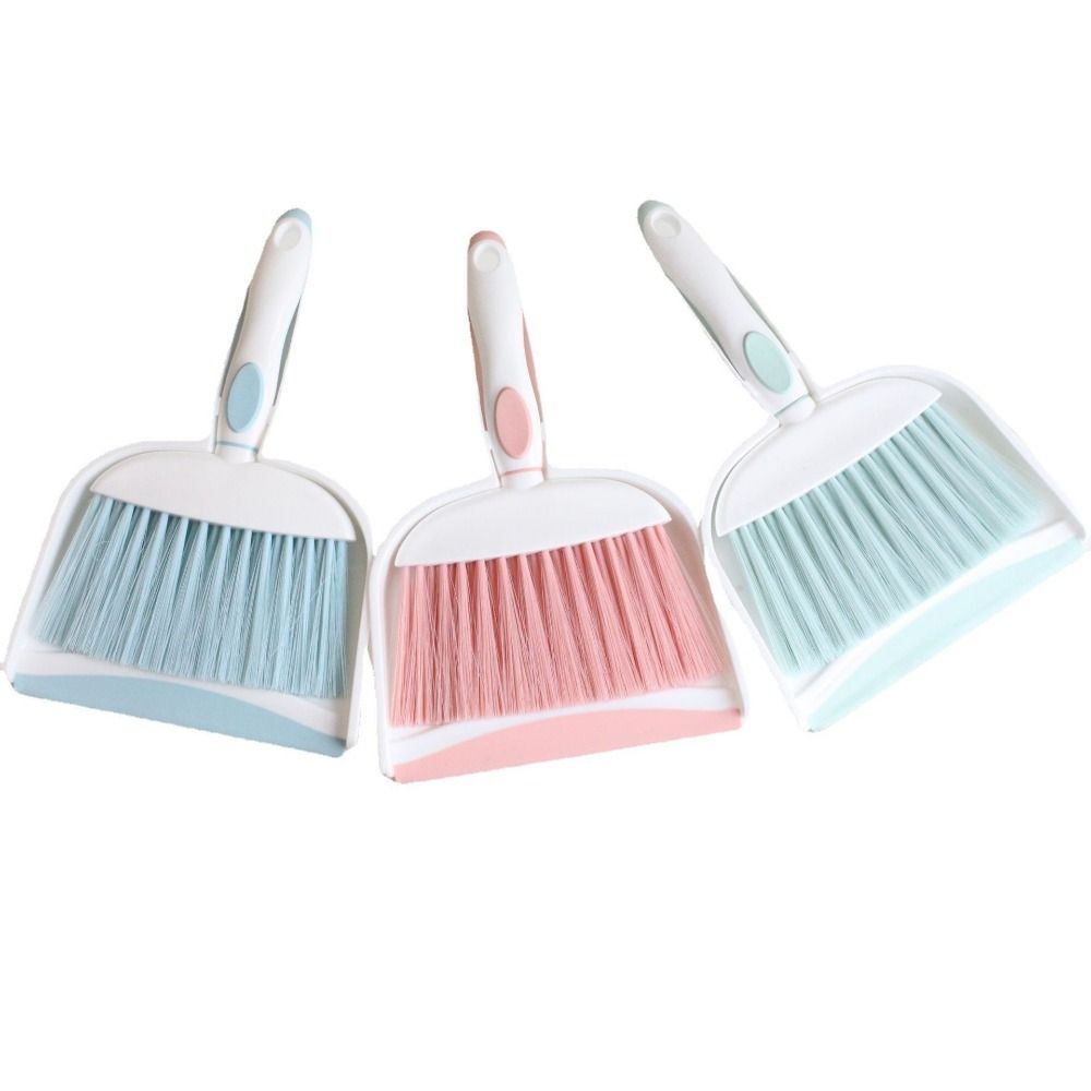 Durable Mini Dustpan and Brush Set Handheld Desktop Mini Broom Set Keyboard Cleaning