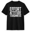 Effort Attitude Toughness Mindset Determination T Shirt Summer  100 Cotton T-Shirts For  Fashion Printed Tee Shirt Retro Tees
