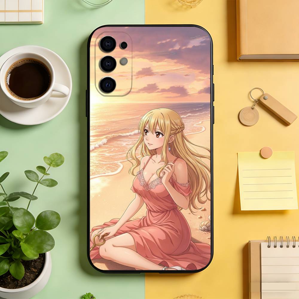 Fairy Tail Lucy Heartfilia Phone Case Black Silicone Soft For Samsung S25,S24,S21,S22,S23,S30,Ultra,S20,Plus,Fe,Lite