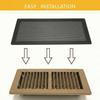 2Pcs Dust HVAC Vent Screen Cover 4.74*10.23inch Magnetic Vent Cover  Wall