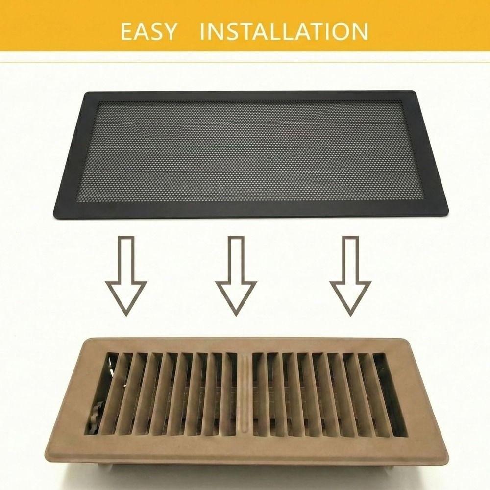 2Pcs Dust HVAC Vent Screen Cover 4.74*10.23inch Magnetic Vent Cover  Wall