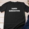Funny TShirt - Legalize Unfiltered Irony | Ironic / Pointless Slogan Cotton Tee
