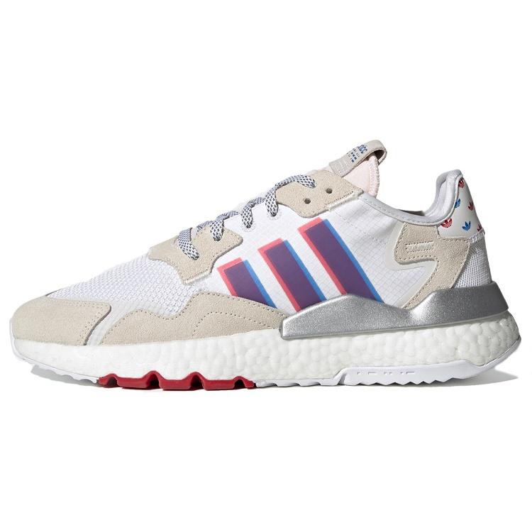 adidas originals Nite Jogger Blue Red Gray Men s FY3233 EU 36