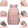 Lightweight Spine Bag Pink Outdoor Sports Backpack College Students Backpack Black Travel Backpack For Outdoor Sports Students