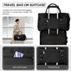 Foldable Travel Bag Men Gym Bag, Waterproof Women's Weekend Travel Bag Large Sail Bag with Wet Pocket and Shoulder Luggage Bag