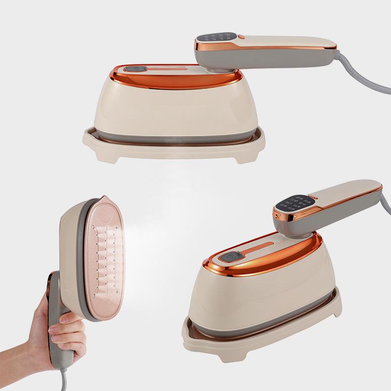 

Explosive Eight-Speed Handheld Steam Brush with Digital Display and Fast Heating UK Standard грязно-белый