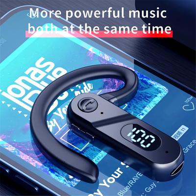 Wyświetlacz LED słuchawek Bluetooth 5.2 Słuchawki bezprzewodowe TWS Sportowy zestaw słuchawkowy z redukcją szumów Słuchawki douszne do smartfonów