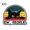 Cat Lover Brooch Cartoon Black Pin, Enamel Animal Lapel Pin for Collars Decorative Pins Men Women, Badge Clothing Bags Scarves Sweaters Canvas