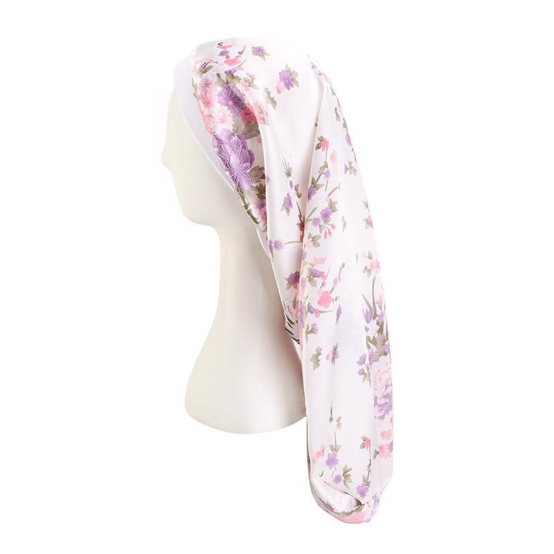 Wide High Elasticity Edge Long Hat Long Hair Care Hat Beauty Makeup Hat