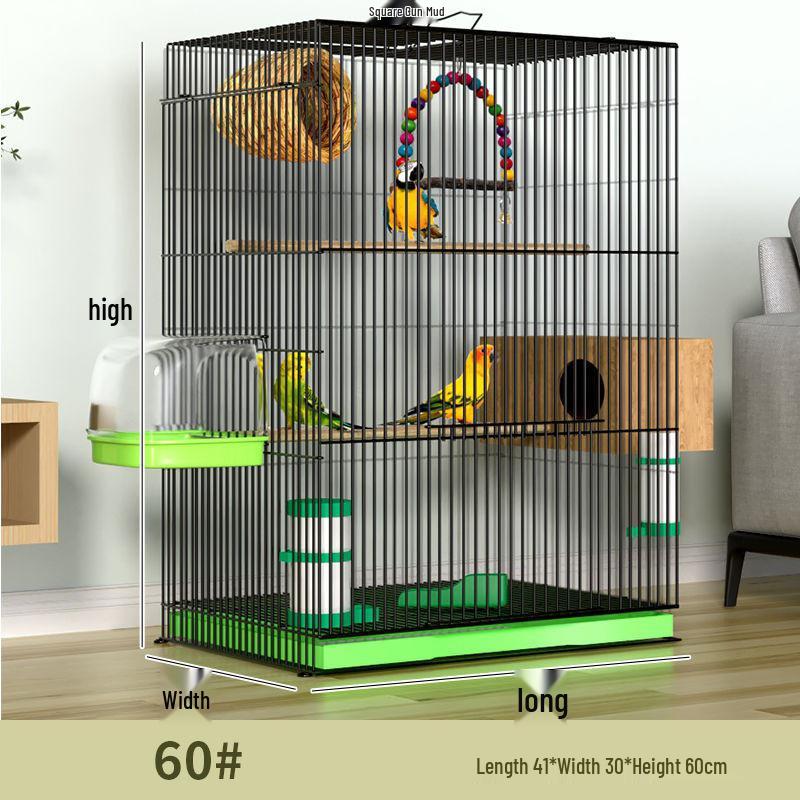 Large Parrot & Bird Cage for Budgies, Peonies, Wrens, Starlings & More