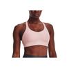 Under Armour Continuum Mid Sports Bra Medium Support Women Underwear Pink 1372559-676