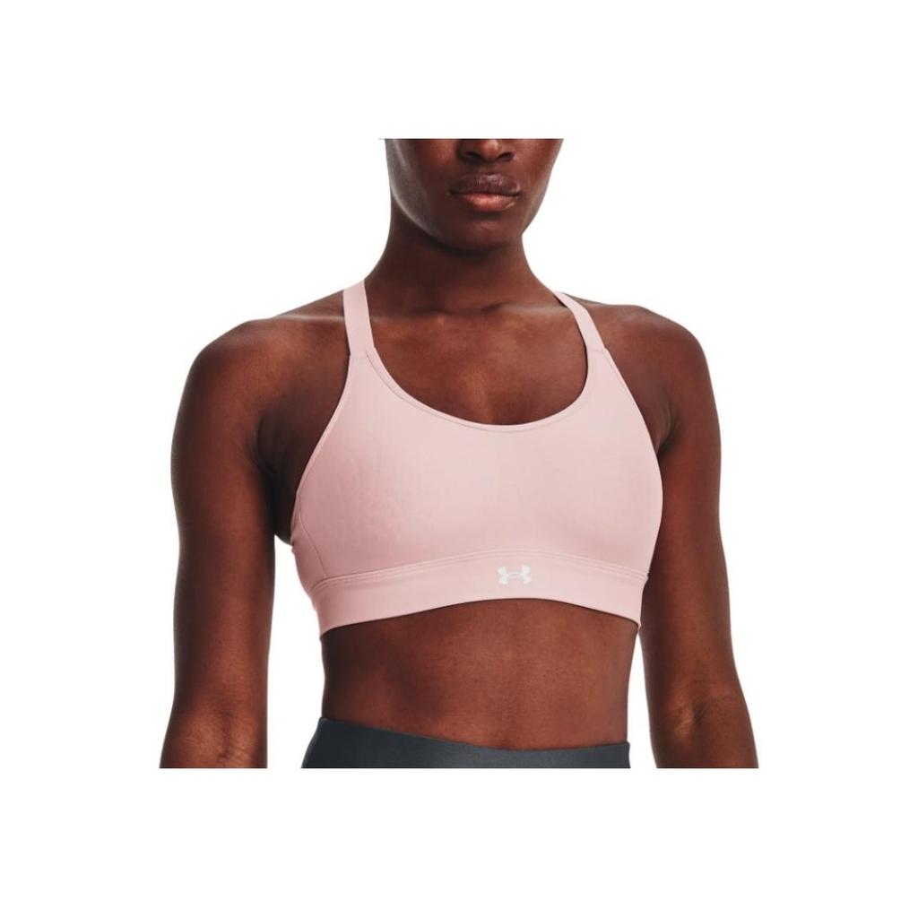 Under Armour Continuum Mid Sports Bra Medium Support Women Underwear Pink 1372559-676