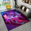 Cute 3D P-Pony Cartoon Unicorn Area Rug,Carpet Rug for Home Living Room Bedroom Sofa Doormat Decor,kids Play Non-slip Floor Mat