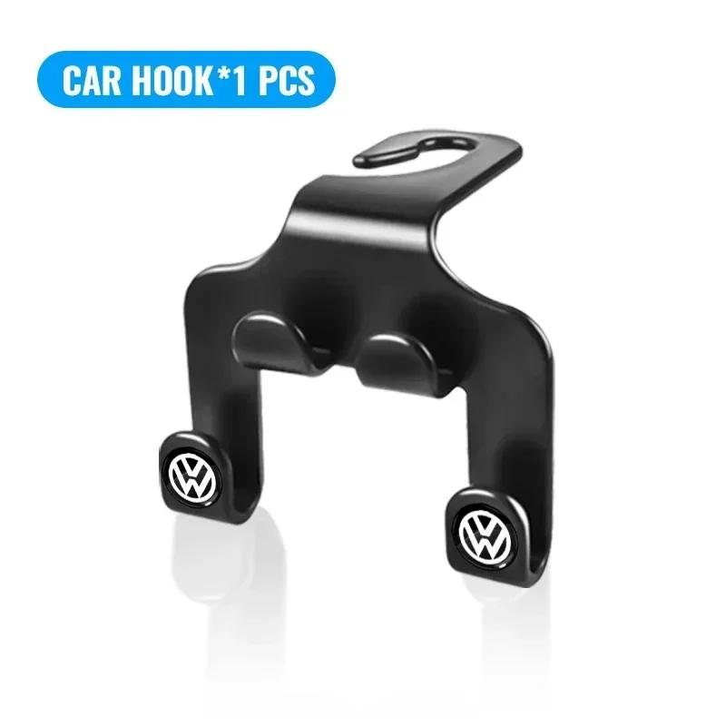 

B6 VW For Volkswagen Car Seat Headrest Hook Handbag Purse Hanger Storage Organizer For Volkswagen VW Golf-4 5 6 7 Bora Jetta POL