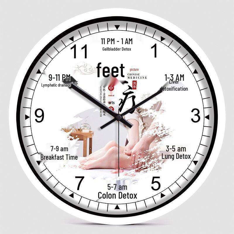 Health Club & Beauty Salon Silent Wall Clock for SPA and Therapies