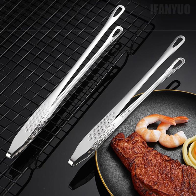 Multifunction Barbecue Tongs Food Tongs Food Clip Kitchen Gadgets Stainless Steel Churrasco Tweezers Clip Buffet BBQ Tools