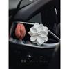 Camellia Car Perfume Fragrance Diffuser for Car Air Conditioning Vent Decoration Flower Aroma Stone Goddess Fragrance with a High-End Feel