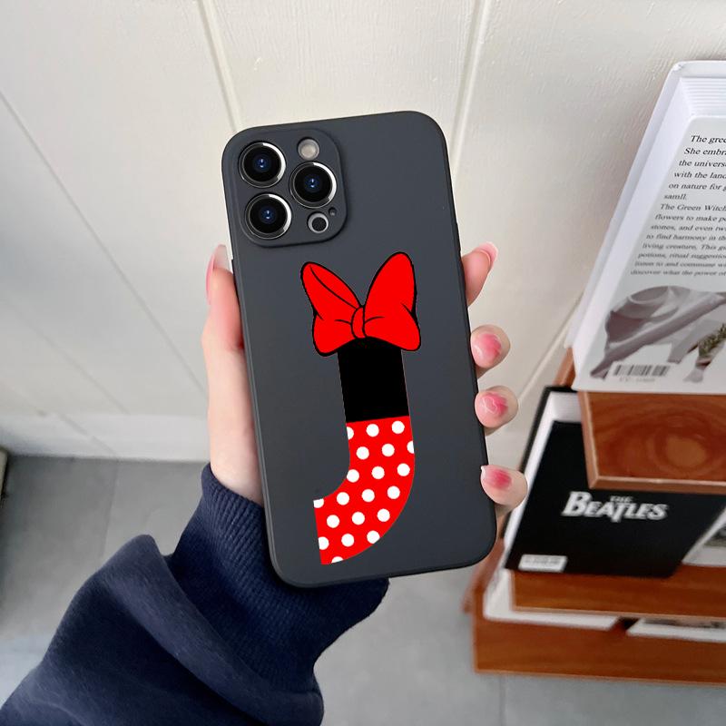 Pink Alphabet Letter Original Square Liquid Silicone Phone Case For iPhone 14 11 12 13 Pro Max Mini X XS XR 7 8 Plus DIY Cover