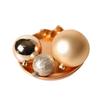 Valentine's Day & Birthday Cake Topper: Gold, Silver, and Colorful Transparent Wishing Balls Decoration