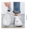 2025 Men's Breathable Canvas Shoes - Summer Fashion, Trendy, Odor-Resistant, Ripped, Wear-Resistant White Skate Sneakers