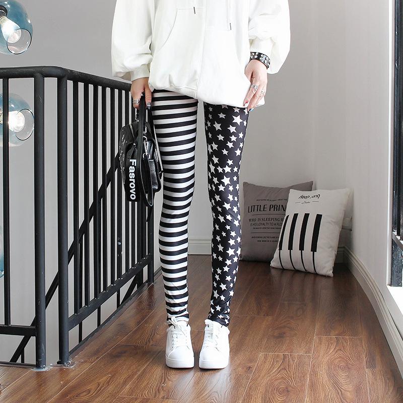 Doiaeskv Spring Autumn Fashion Leggings Sexy Casual Colorful Leg Warmer Fit Most Sizes Leggins Pants Trousers Women'S Leggings