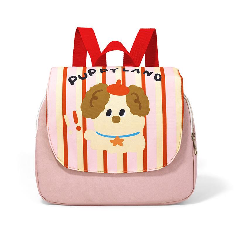 Cartoon small schoolbag for girls, simple and versatile for girls, college style backpack, light Mori Japanese ins розовый