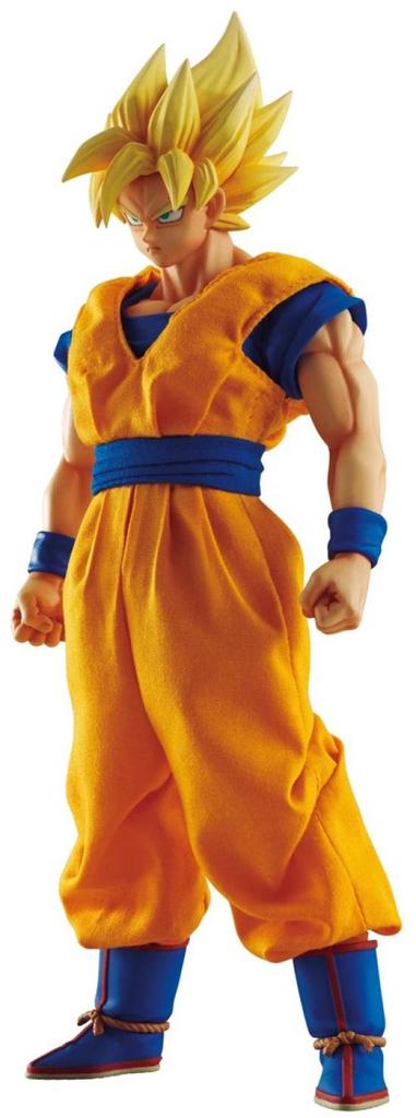 Dimension of Dragon Ball Super Saiyan Son Goku, approximately 210mm, ABS & PVC & fabric painted finished figure