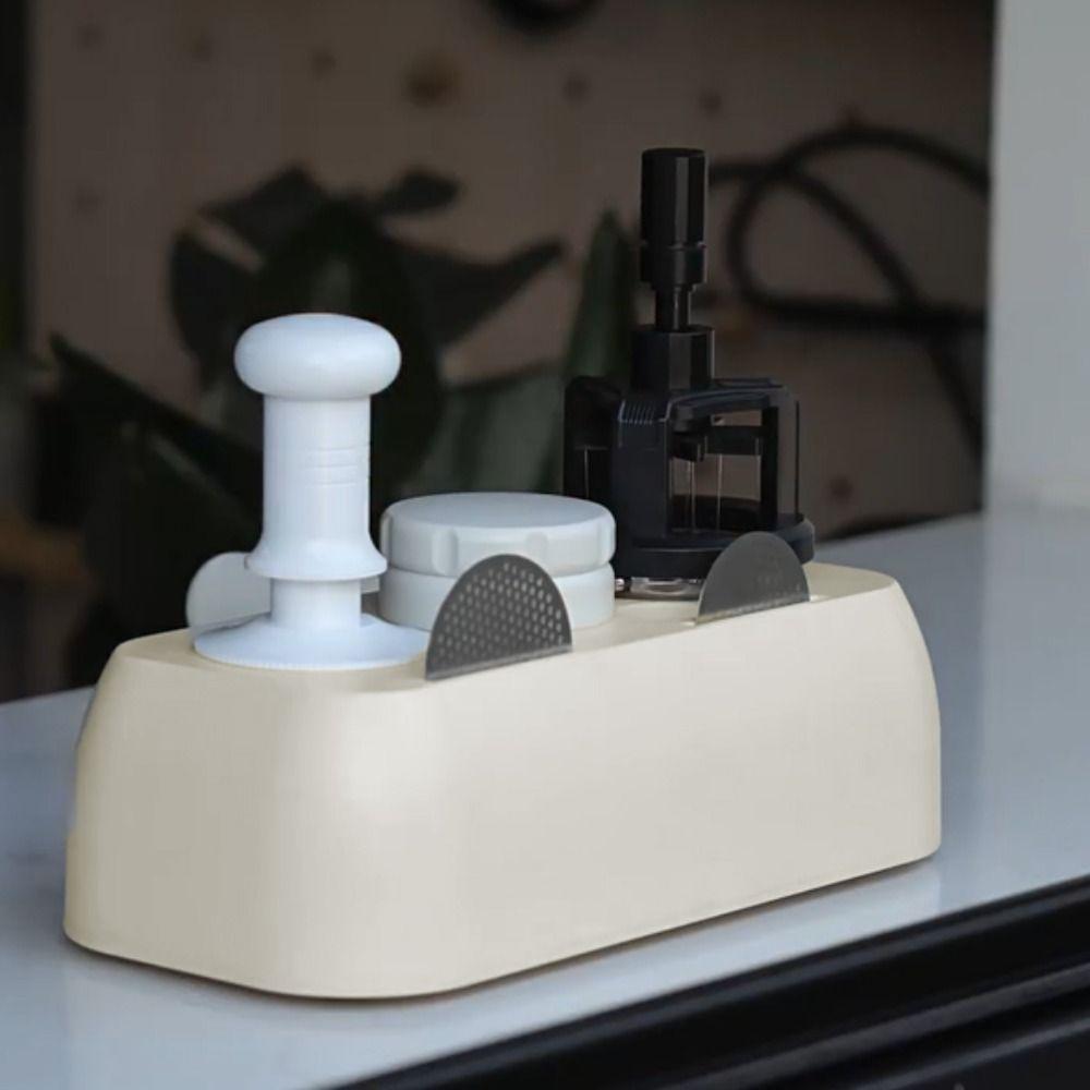 Universal Espresso Tamper Holder Non Slip Base Coffee Portafilter Storage Rack Cafe