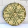 Bamboo Household Winnowing Basket: Perforated & Non-Perforated Bamboo Sieve, Handmade Woven Tray for Dried Goods & Sun-drying Decor