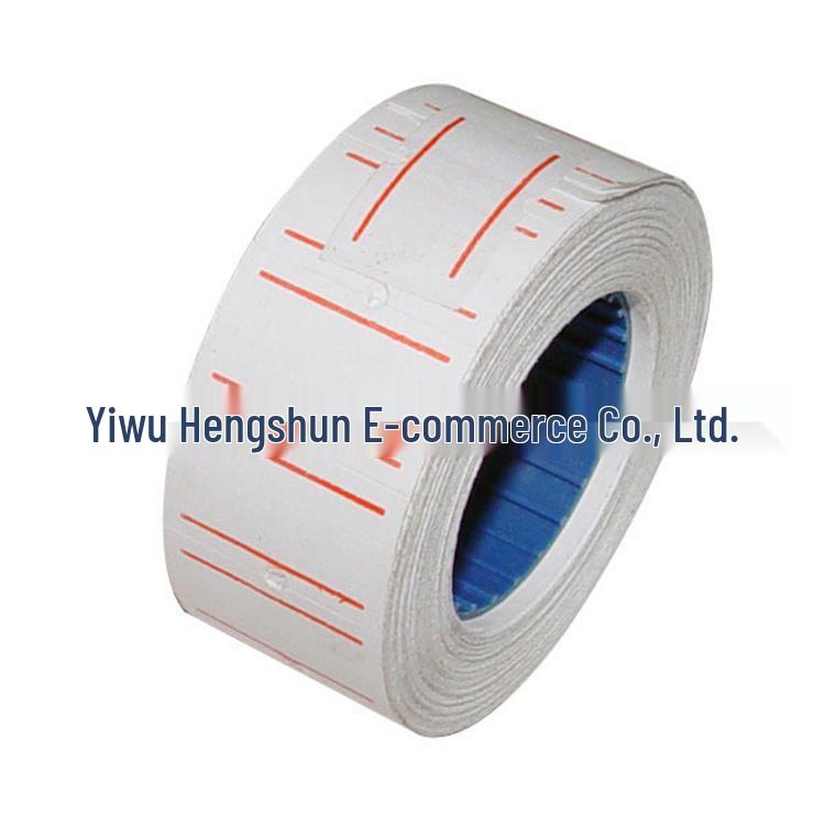 Thermal Price Tag Paper Labels, 500 Pieces/Tube, Blister Pack
