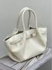 2025 High-End Retro Fashion Tote Bag: Large Capacity Basket-Style Handbag