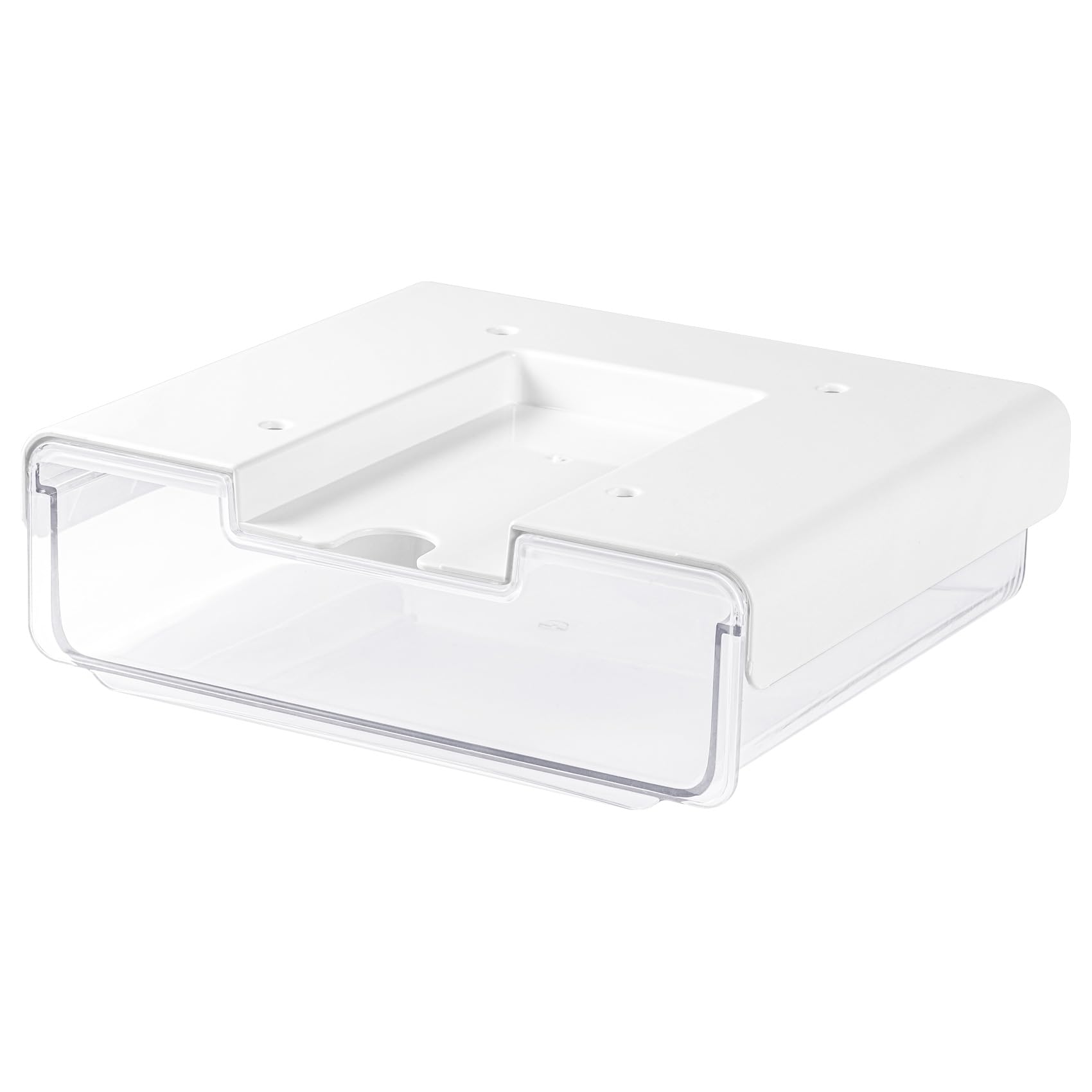

Kailund Deep x Wide x Storage Tape No Tools Easy Stationery Small Work from Office Add-On Drawer, Under-Table Storage, 8.7 9.8 2.7 High, Plastic,