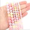 20 ΤΕΜ Χάντρες φυσικής πέτρας Μπλε Τίγρης Αχάτης Τυρκουάζ ροζ χαλαζίας λάπις νεφρίτη Οπάλιο Στρογγυλές χάντρες για κοσμήματα DIY βραχιόλι 8mm