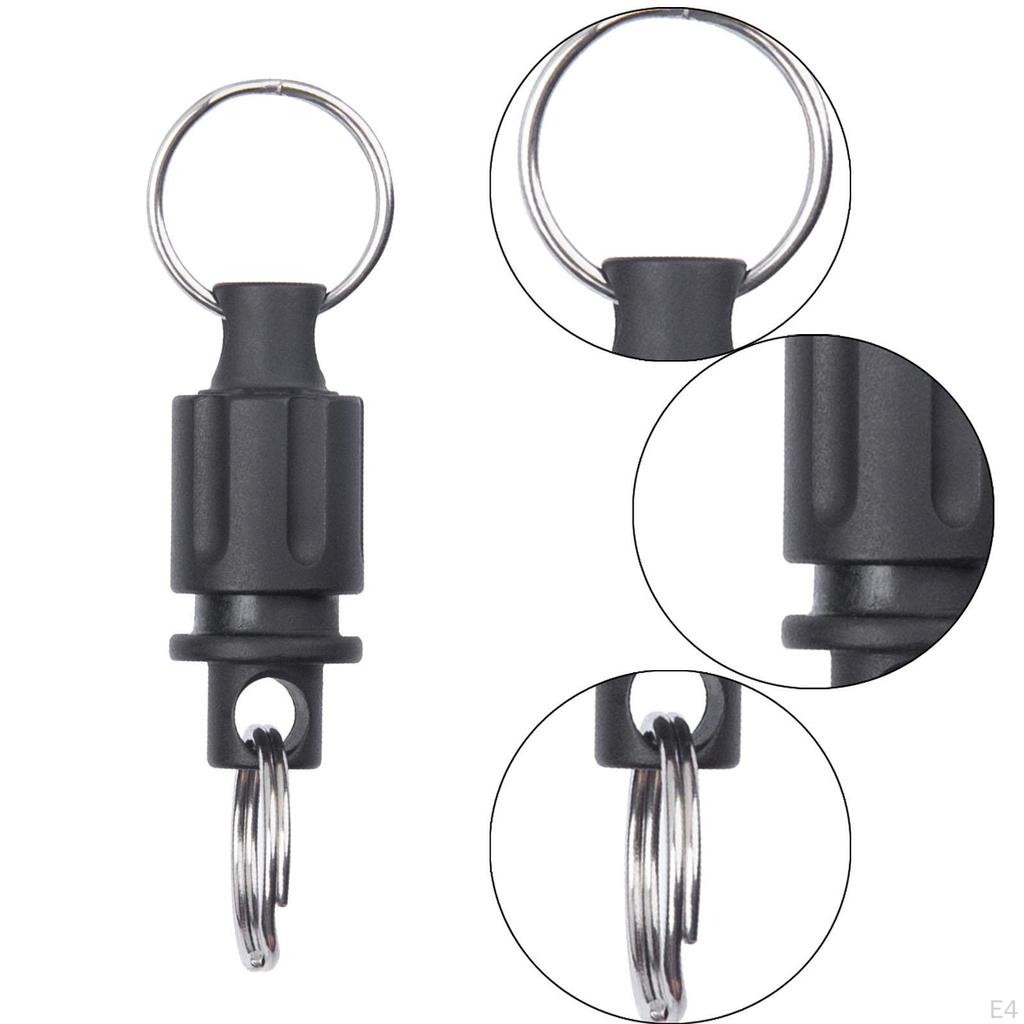 Titanium Quick Release Keychain Car Key Holder with Rings Detachable for Picnic
