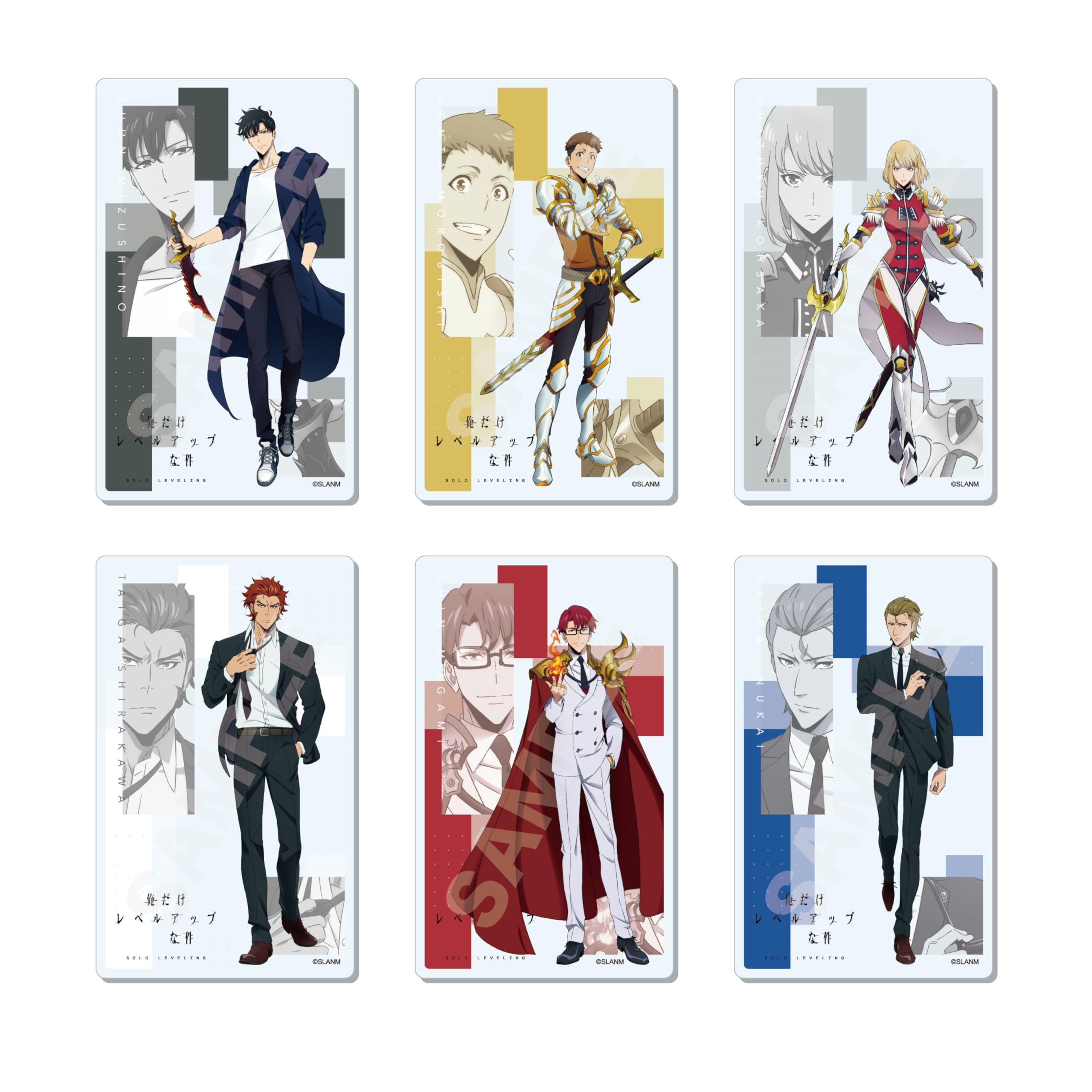 Только я повышаю уровень Акриловая карта 01 Коробка из 6 штук