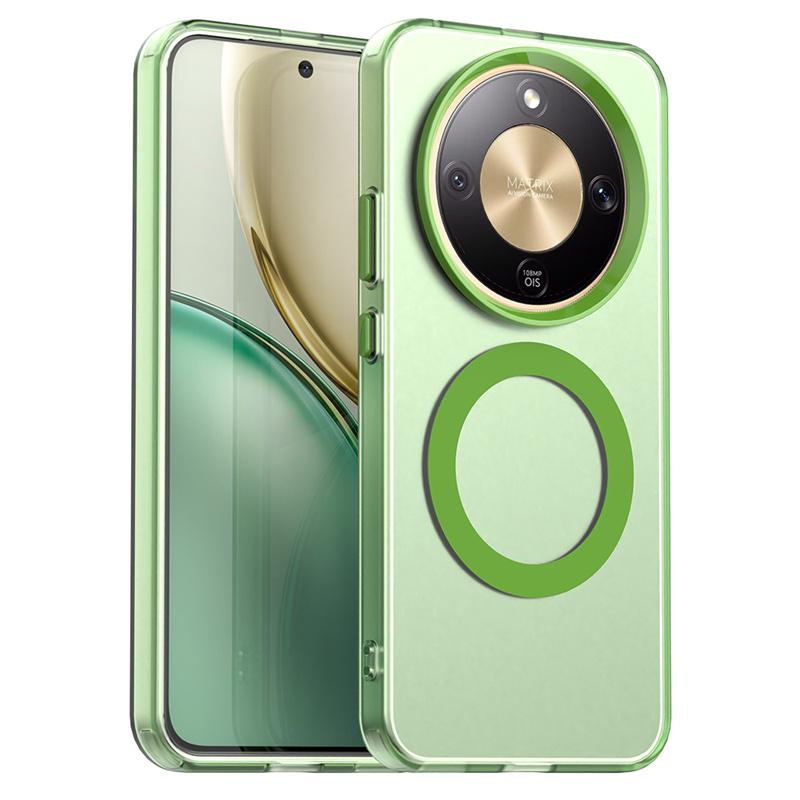 

Magnetic Wireless Charging Case For Honor Magic 8 Lite Magic X9d 5G Cover Candy Colors Transparent Back Shell Fundas Coque HONOR X9D