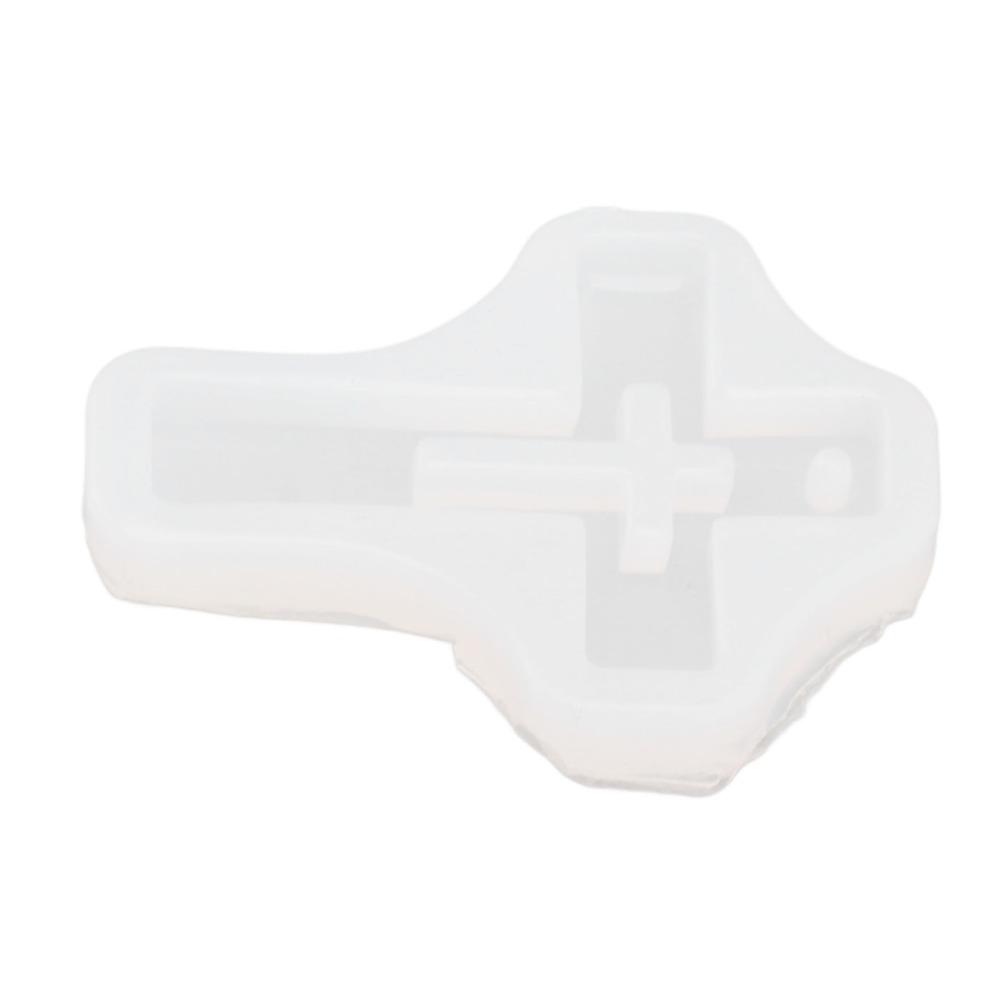 10pcs Food Grade Silicone Silicone Cross Mold Pendant Casting Mold For Craft Projects