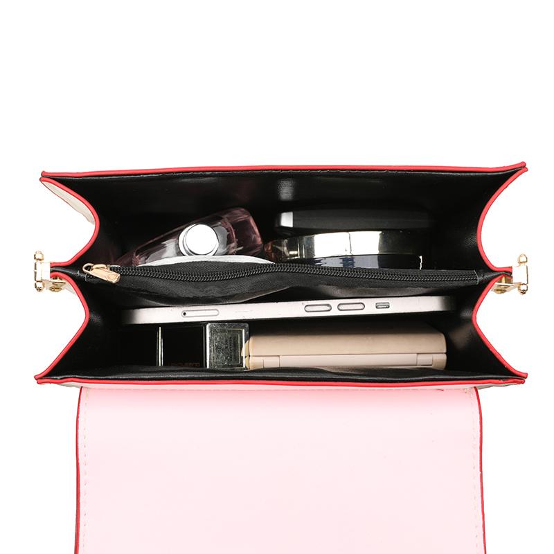 Women Sweet Cute Crossbody Bags Heart Hollow Out Shoulder Bag Students All-match Flap Wide Straps Summer Handbags  Purse