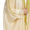 Men's Embroidered Chiffon Robe, TH834 - Long-Sleeved Arabic Tassel Design with Gold Beads