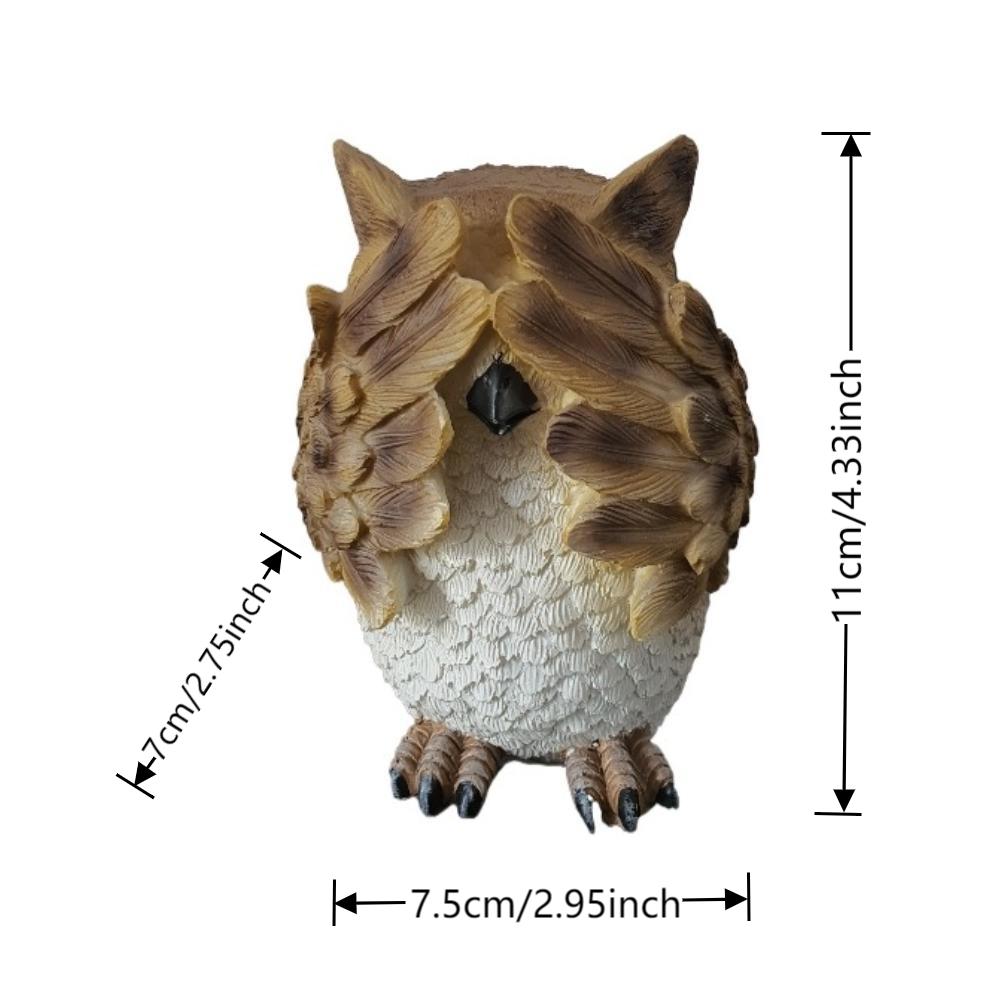 

Творческая симуляция не видит, не слушает и не говорит, милые украшения в виде совы, гостиная, спальня, украшения для кабинета, подарок любителям сов