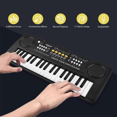 BIGFUN 37 kláves elektronická klávesnice Klavír 8 tónů 8 rytmů 11 ukázek 4 zvukové efekty nástroje