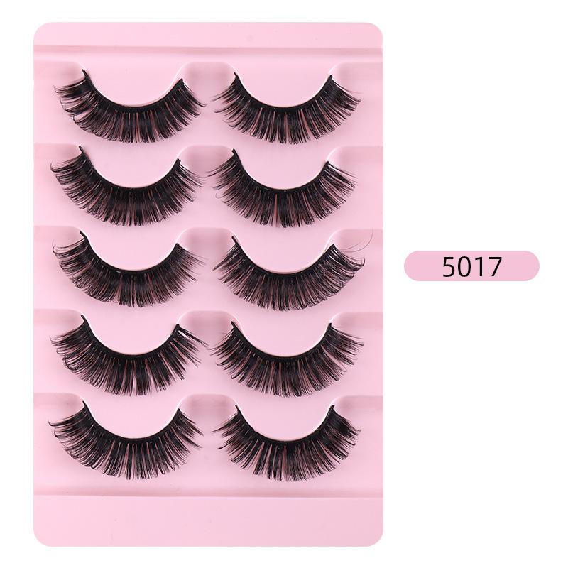 Gelockte Chemiefaser Falsche Wimpern Dicke Simulation Gelockte Natürliche Wimpern